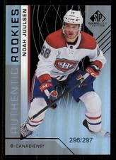 2018-19 SP Game Used Authentic Rookies Rainbow Noah Juulsen 296/297 Montreal