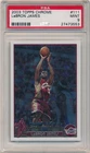 LEBRON JAMES 2003/04 TOPPS CHROME #111 RC ROOKIE CAVALIERS LAKERS SP PSA 9 MINT