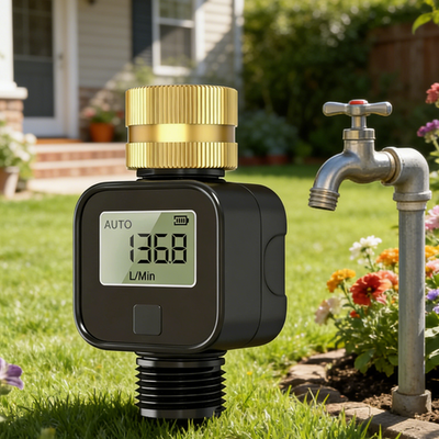 #ad #ad Water Flow Meter with Brass Metal ThreadMeasures Gallons Liters amp; Flow Ratef $16.99