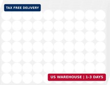2800 Dot Stickers, 3/4 inch White Coding Labels, Circle Stickers for Office ...