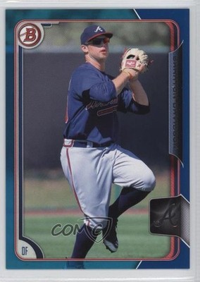 2015 Bowman Draft Blue 112/150 Braxton Davidson #186 0c4