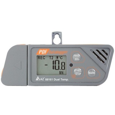 AZ88161 Dual Temperature USB Data logging Device/Temp Recorder  *le