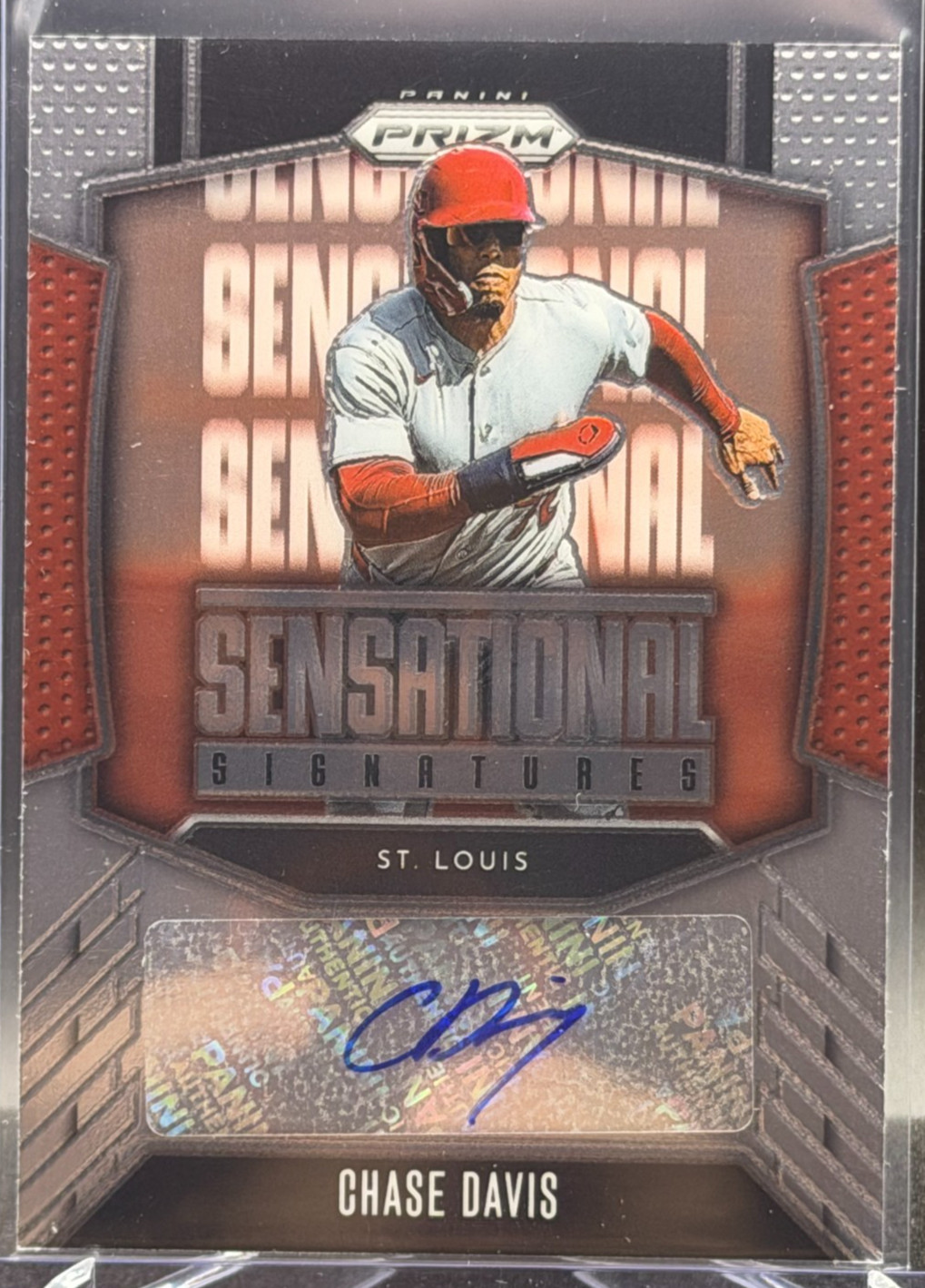 Chase Davis 2026 Prizm Sensational Signatures Auto #SSCD - St. Louis Cardinals
