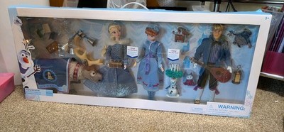 Disney Store Frozen Olaf's Frozen Adventure Deluxe Doll Gift Set