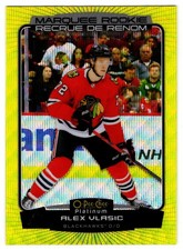 2022-23 OPC PLATINUM MARQUEE ROOKIE NEON YELLOE SURGE ALEX VLASIC #235