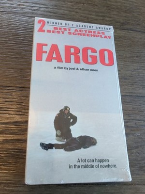FARGO VHS 1996 Tape Joel Ethan Coen Macy McDormand Buscemi NEW 