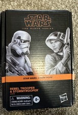 ANH REBEL FLEET TROOPER & STORMTROOPER 2-PACK STAR WARS THE BLACK SERIES 6  NEW