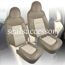 For Ford Expedition Eddie Bauer 2003 2004-06 Driver Passenger Leather Seat Cover