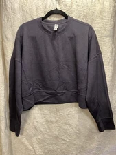 90 Degrees Crop Ribbed  Shirt Size Lg