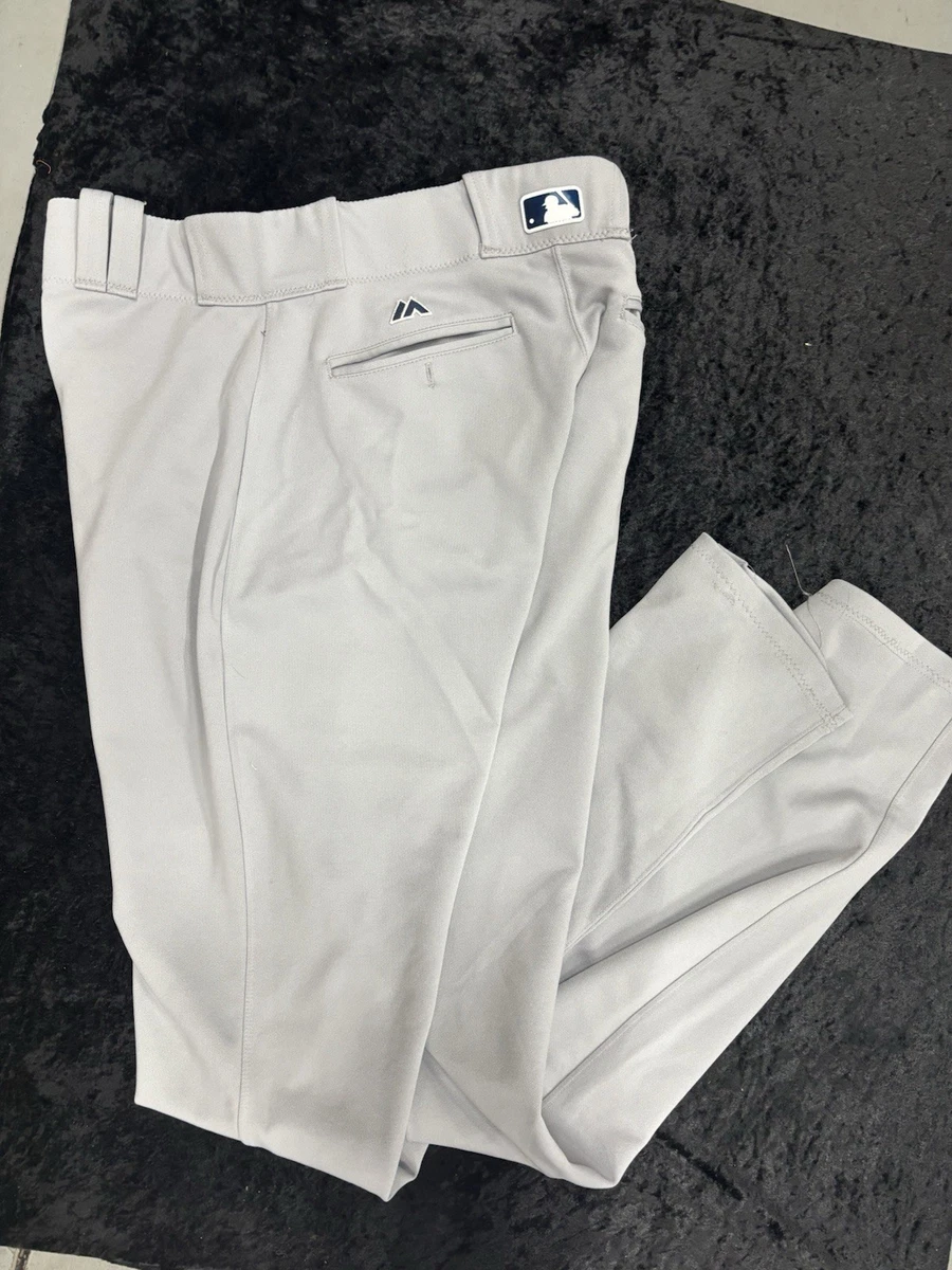 Pantalon Baseball Majestic Blanc Homme XL (38x32) Coupe Décontractée