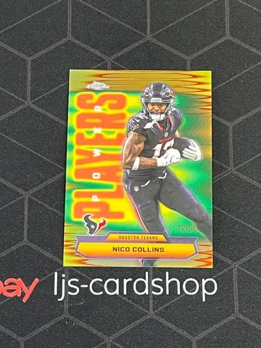 2025 Topps Chrome Nico Collins Gold Refractor (RAW)