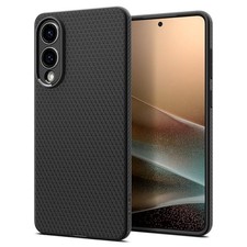 Liquid Air Case for Galaxy S25 Edge 2025 - Matte Black, Military-Grade Protectio