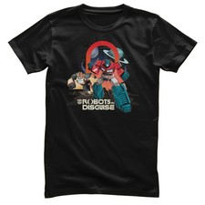 Officially Licensed Transformers - Retro Robots In Discguise Mens T-Shirt