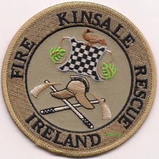 Kinsale Fire - Rescue, Ireland  (3.5" round size) fire patch