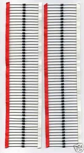 LOT DE 100 DIODES 1N5819 SCHOTTKY - TRES FAIBLE SEUIL