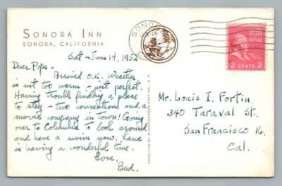 ''Two Conventions & MOVIE Company in Town'' SONORA California~Western? 1952