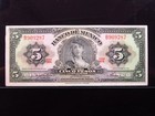 Mexico 5 Pesos 1961 P60 9287i0 La Gitana Gypsy Girl Banco de Mexico Bank Money — photo 2