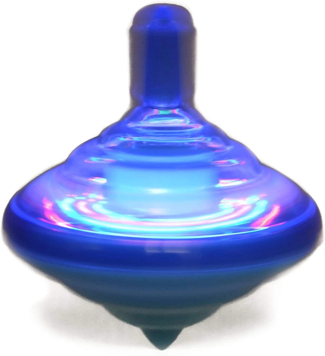Light up musical store spinning top