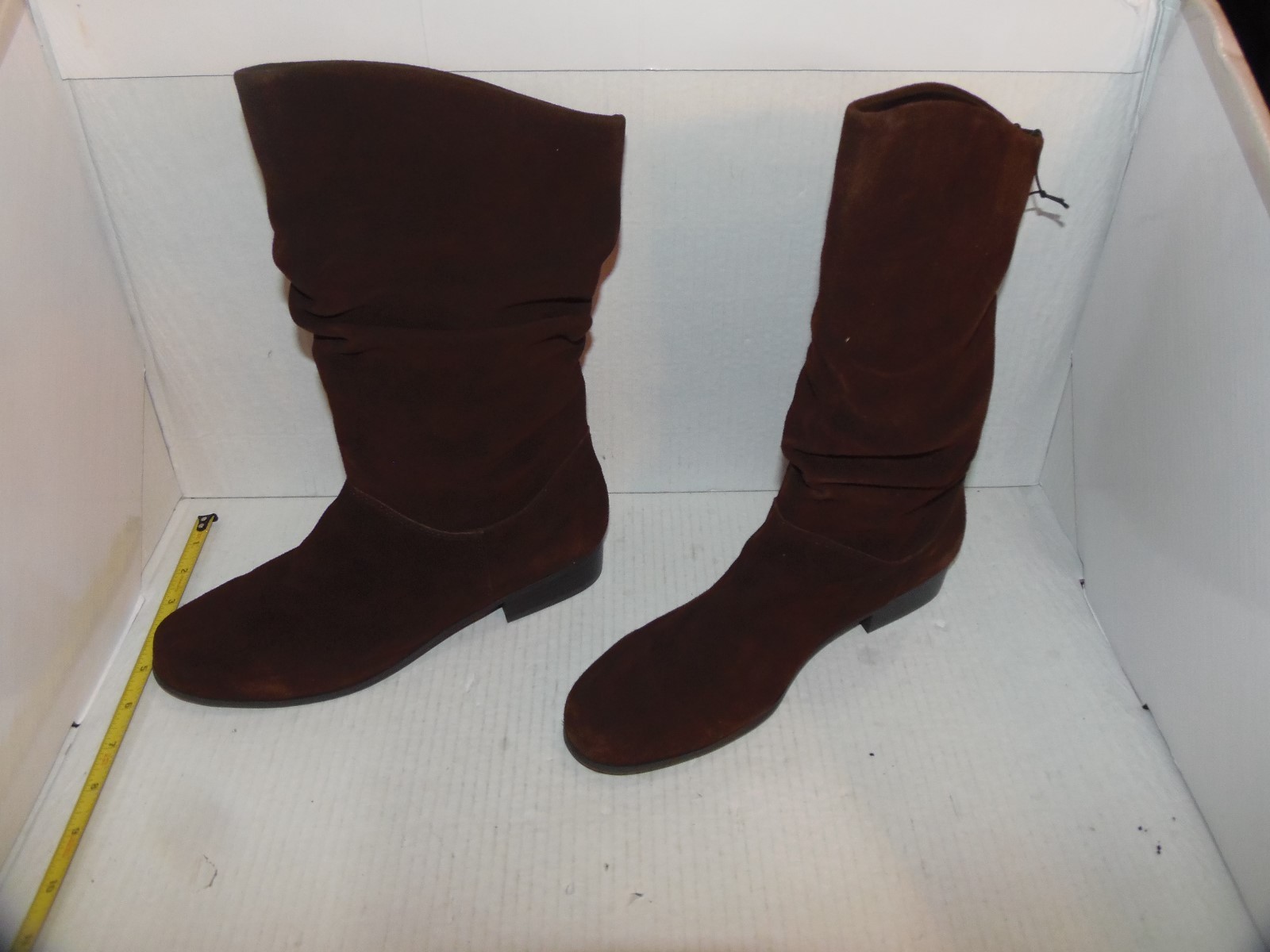 JAMIE WOMENS BOOTS - BROWN SUEDE 