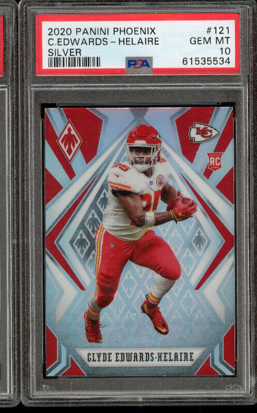 2020 Panini Phoenix #121 CLYDE EDWARDS-HELAIRE Silver Rookie PSA 10 GEM MINT