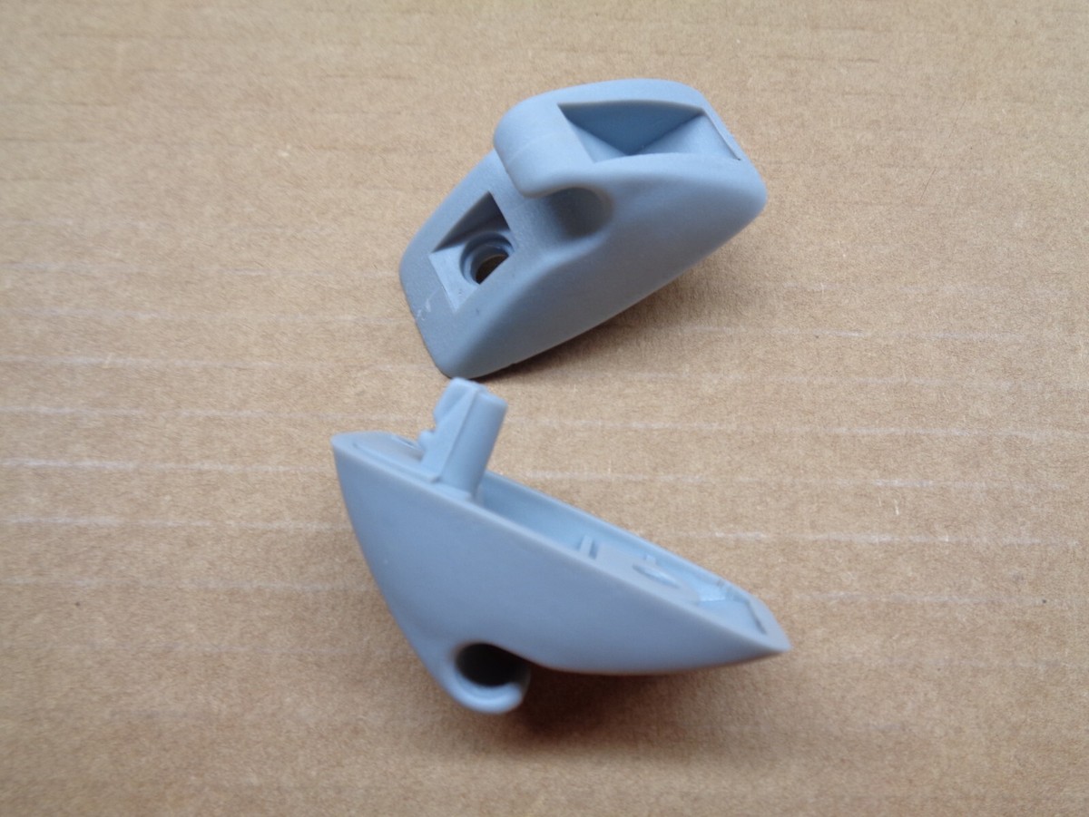 2 x Sun Visor Support Clip Retainer Hanger 191857559 For VW Jetta