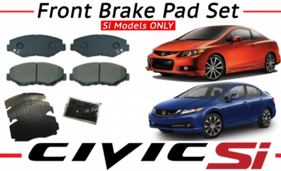 Genuine Honda Pad Set Front CIVIC Si Coupe/ Sedan (45022-TR7-A01