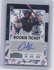 2021 Panini Contenders #158 Daniel Johnson Cracked ice #/23