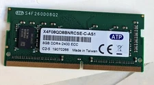 ATP Electronics X4F08QD8BNRCSE-C-AS1 Memory Module 8GB DDR4-2400 ECC