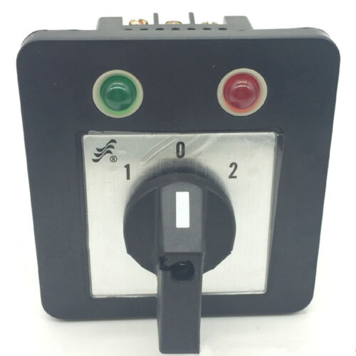 1 pieza interruptor de cámara de cambio 20A 660V lámpara indicadora LED verde y rojo 3 posiciones - Imagen 1 de 3