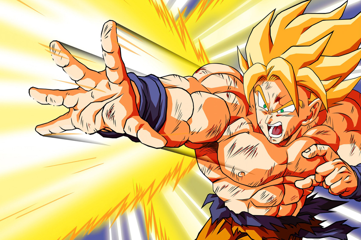 Image of goku in super saiyan form