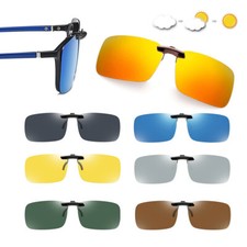 Unisex Sunglasses Clip On Driving Cycling Glasses Holiday Sun Men Women UV400