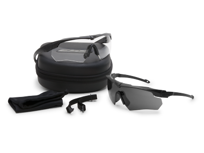 ESS CROSSBOW SUPPRESSOR 2X + KIT　実物 ESS Crossbow Suppressor 2X Shooting Glasses 2 Lens Kit with Clear