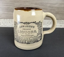 Vintage Demijohn's Choice Liquors Beer Stein Mug Holt-Howard Oven Proof .5 L