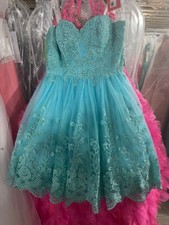 Jovani 55383 Aqua Homecoming Cocktail Dress SALE sz 6 NWT