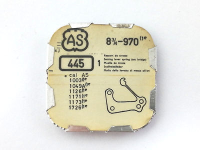 Mov AS 970 pieza recambio 445 Original Muelle de tirete Setting lever spring