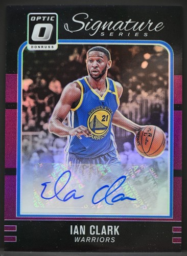 2016-17 Donruss Optic #3 Ian Clark Signature Series Autograph Purple ...