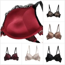 Women Add 2 Cup Sizes Extreme Ultimate Padding Power Lift Lace Push Up Sexy Bra