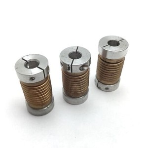 Lot of 3 Flexible Clamping Shaft Coupling, 6mm to 6mm Bore, 15mm Dia x 30mm Long