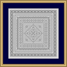 Blackwork Embroidery Kit   -  In the Garden