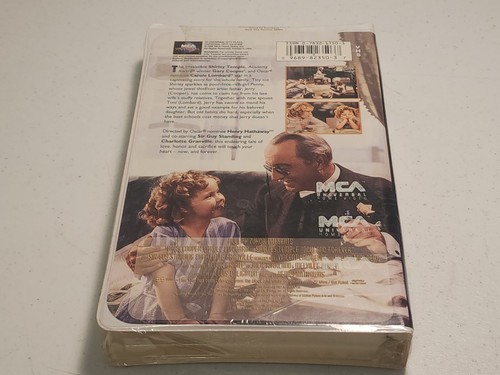 Now and Forever (VHS, 1999, clamshell) Gary Cooper Shirley Temple New Sealed! - Picture 2 of 3