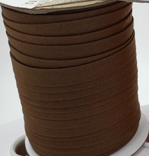 Double Fold Bias Tape Bias 1/2 Inch x 50 Yards Binding Tape Brown
