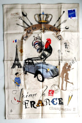 Torchons & Bouchons French Tea Towel