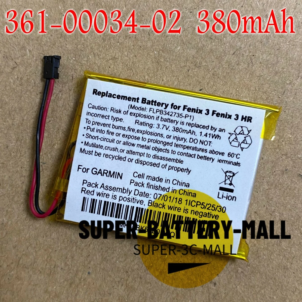 Fenix 3 hotsell hr battery