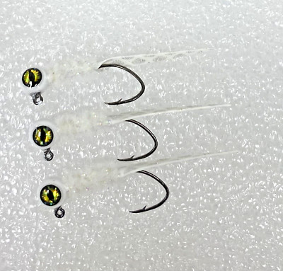 Hand tied crappie jigs/ wedge tail jigs 1/16oz
