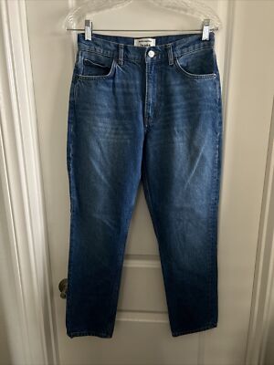 Reformation Julia Crop High Rise Cigarette Ankle Denim Jeans 27