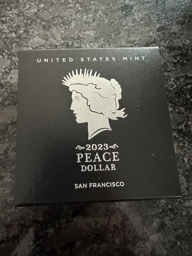2023 Peace Silver Dollar Uncirculated Coin w/US Mint Box #3