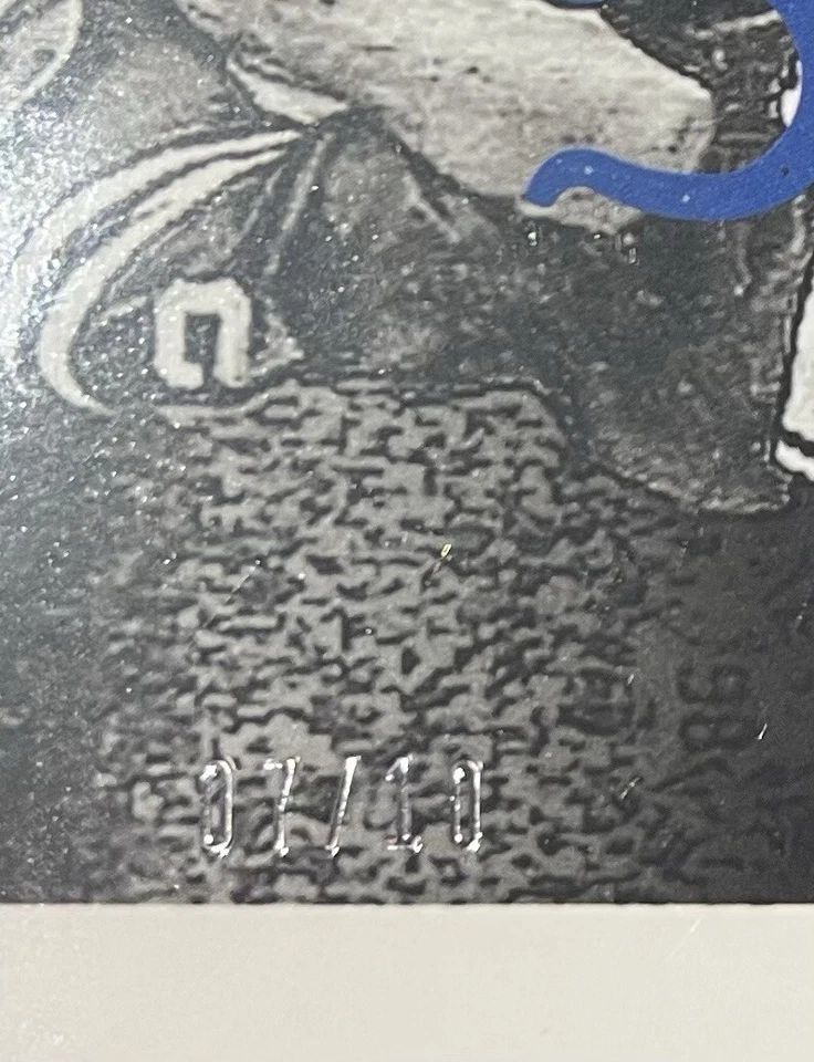 2019 Panini Obsidian Raymond Berry Aurora Amarelo Auto/10 HOF Colts Legend - Imagem 3 de 3