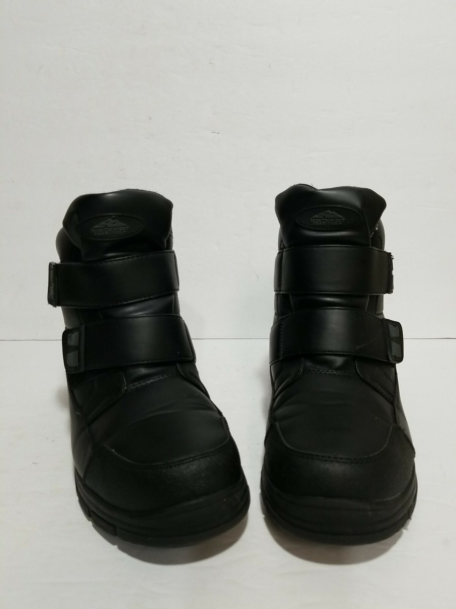 NORTHWEST TERRITORY THERMOLITE BLACK LEATHER ANKLE MENS 7  display picture 2