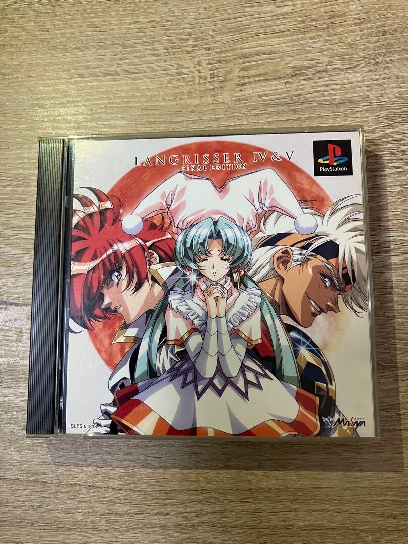 LANGRISSER IV V Final Edition PS1 Playstation For Japan System