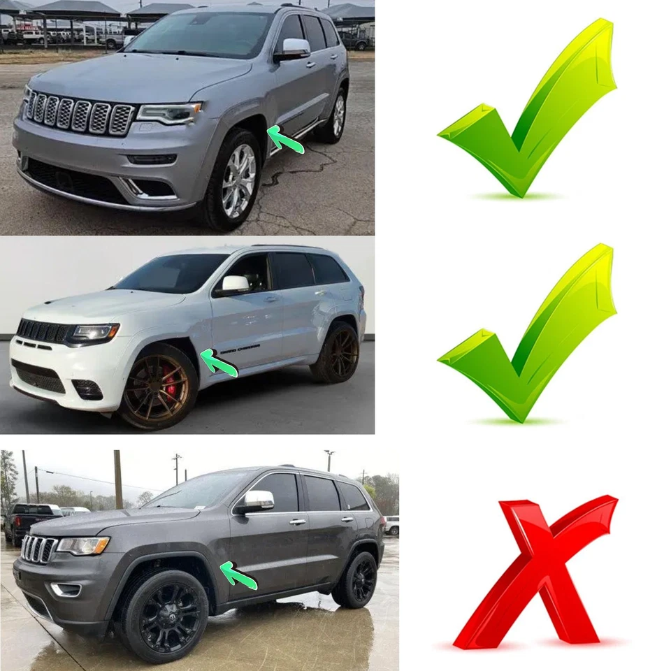 Alargador traseiro direito para Jeep Grand Cherokee Summit SRT Trackhawk 2012-2021 - Imagem 2 de 4